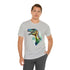 Stained Glass Velociraptor - Short Sleeve Tee